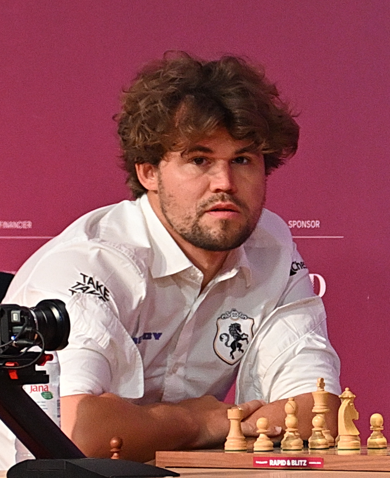 Magnus Carlsen en 2025, champion du monde d'échecs