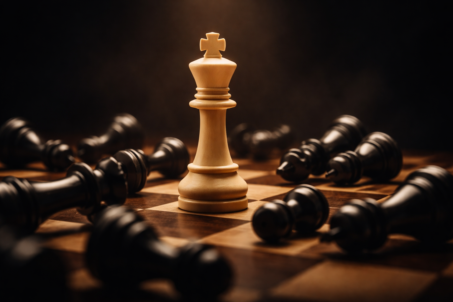 Échiquier avec pièces en position initiale pour apprendre les règles des échecs